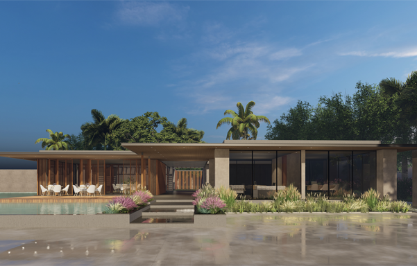 Elegant Estate Office and Café at Scents of the Turf